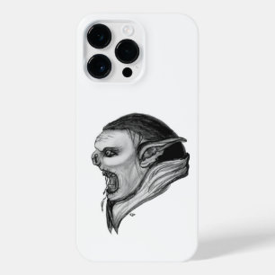 Troll Black and White Design iPhone 14 Pro Max Case
