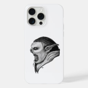 Troll Black and White Design iPhone 15 Pro Max Case