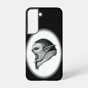 Troll Black and White Design Samsung Galaxy Case