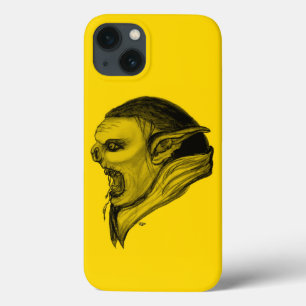 Troll black yellow Design iPhone 13 Case