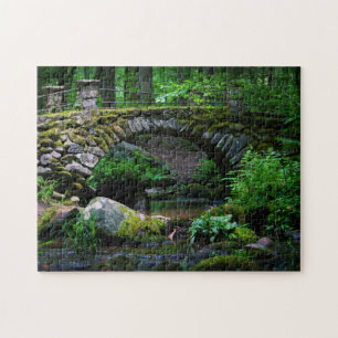 Troll Bridge in the Forest - 11x14 Jigsaw Puzzle