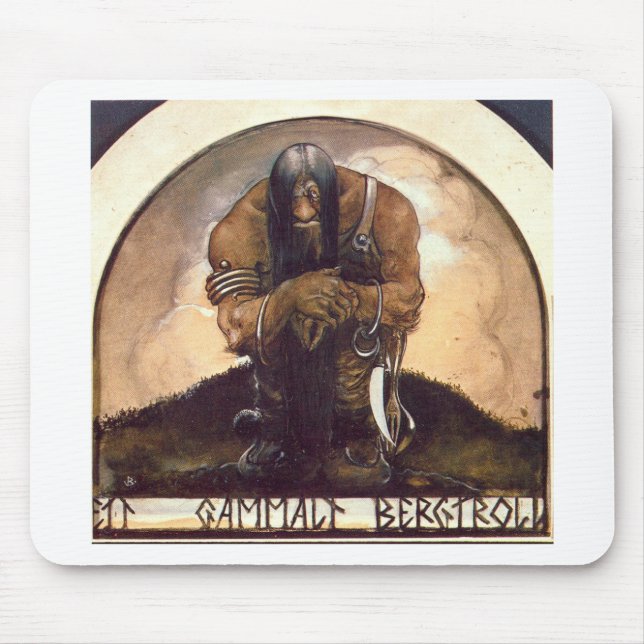 troll-clipart-4 mouse mat (Front)