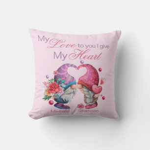 Troll Couple - My Love To You I Give My Heart   Cushion