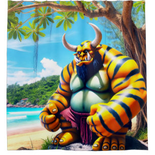 Troll Creature Shower Curtain