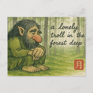 Troll Etegami Postcard