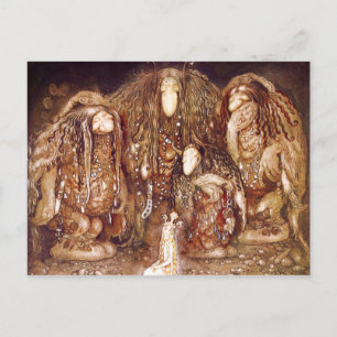 Troll Family and Princess Postcard