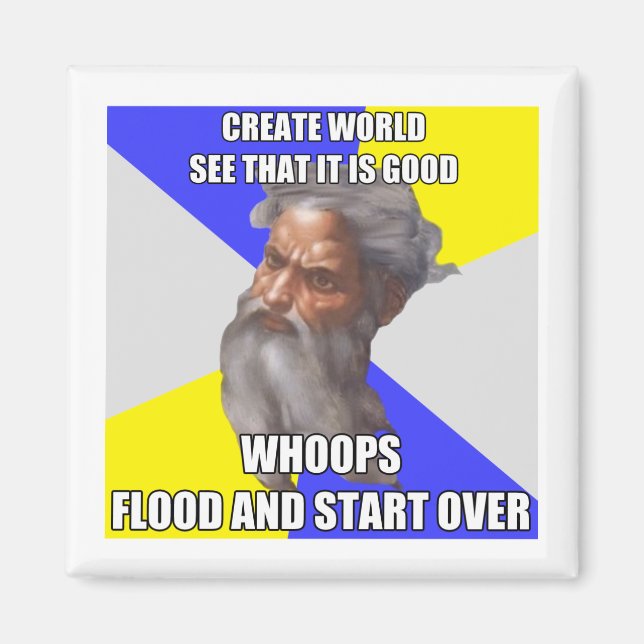 Troll God Flood Magnet (Front)