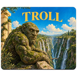 Troll, Gothic Fantasy Monster Mouse Mat