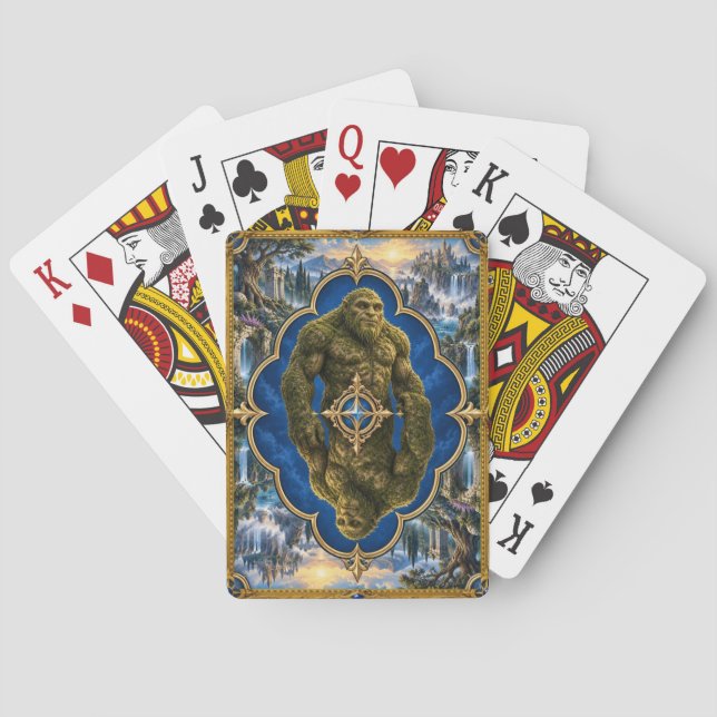 Troll, Gothic Fantasy Monster Playing Cards (Back)