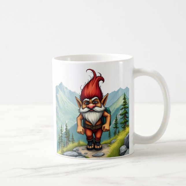 Troll Hiking in Norway, Coffee Mug (Right)