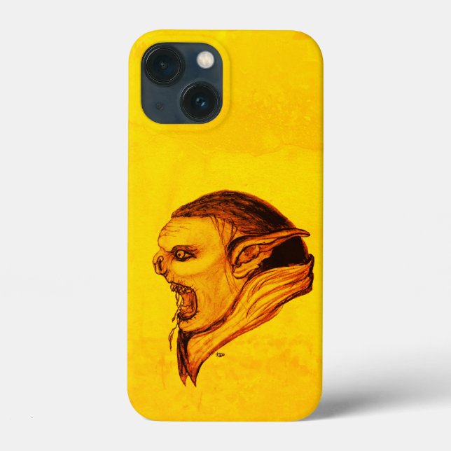 Troll in Black and Yellow Design Case-Mate iPhone Case (Back)