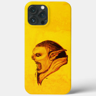 Troll in Black and Yellow Design iPhone 13 Pro Max Case