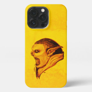 Troll in Black and Yellow Design iPhone 13 Pro Case