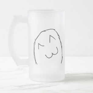 Troll LeMe Memes BLITHESOME FUNNY - EDITABLE Frosted Glass Beer Mug