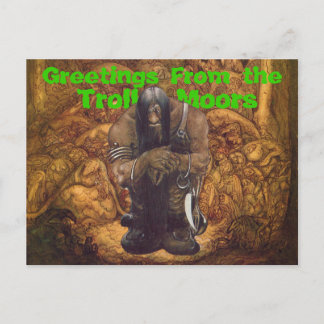 Troll Moors Greetings Postcard