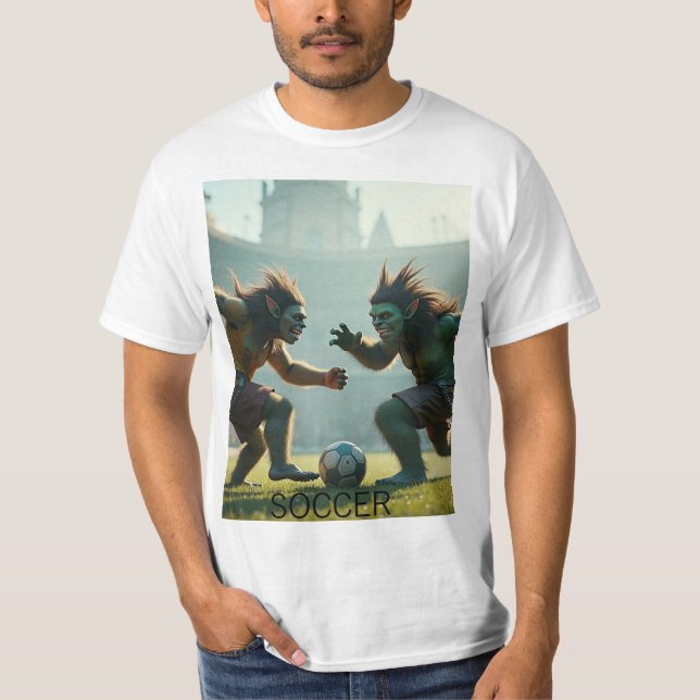 Troll Soccer Game T-Shirt (Front)