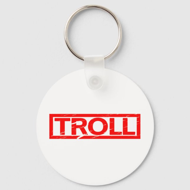Troll Stamp Key Ring (Front)
