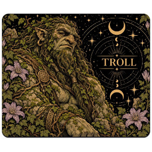 Troll, Starlit Tarot Art Mouse Mat