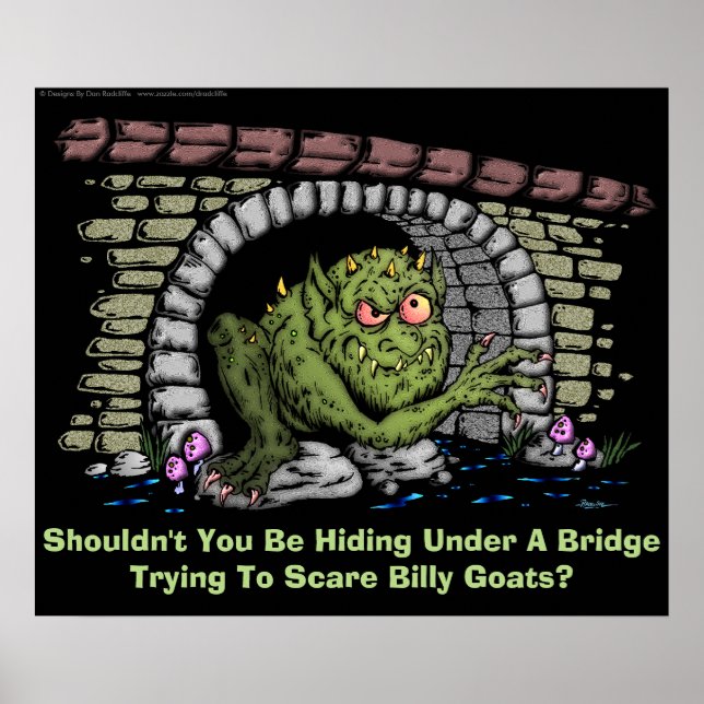 Troll Under A Bridge Poster (Front)