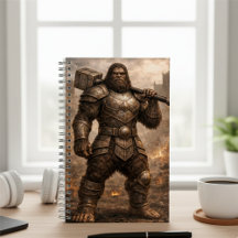 Troll Warrior Notebook – Fantasy Art Journal