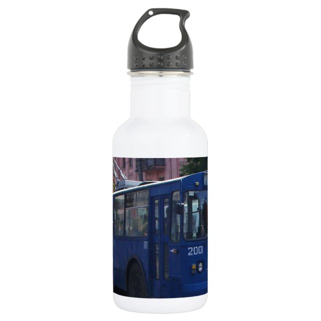 Trolley Bus 532 Ml Water Bottle (Front)