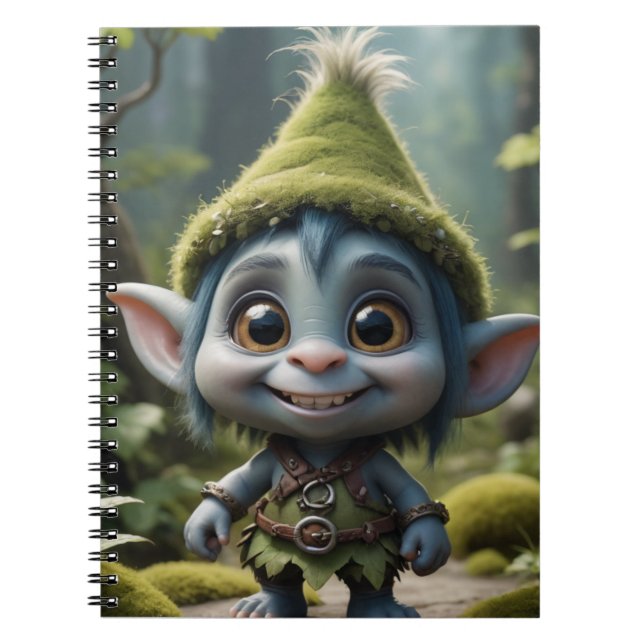 Trolley the Troll Notebook (Front)