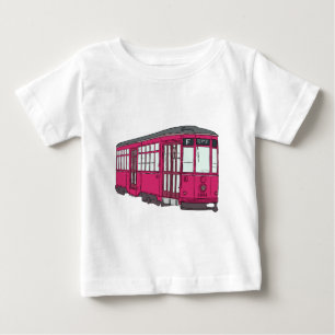 Trolley Trolleybus Streetcar Tram Trolleycar Cars Baby T-Shirt