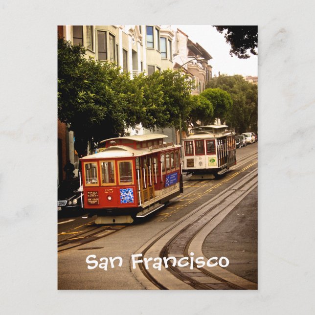 Trolleys San Francisco Postcard (Front)