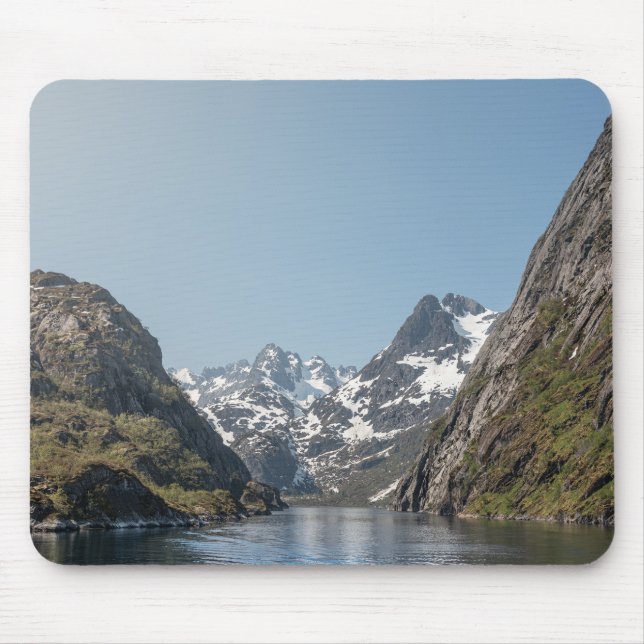 Trollfjord Lofoten Mouse Mat (Front)