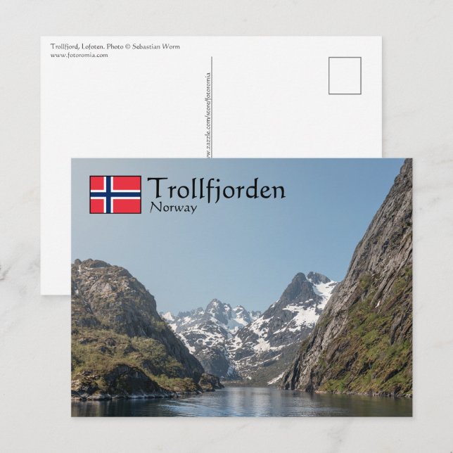 Trollfjorden Norway Postcard (Front/Back)