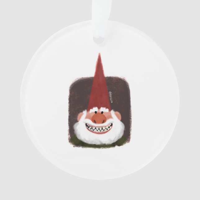 trollhunters gnome chompsky   ornament (Front)