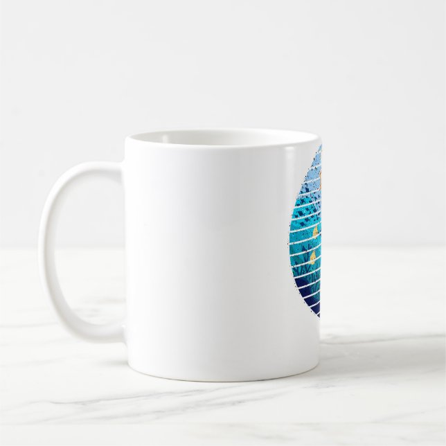 Trolling For Lake Trout Marking Monsters Coffee Mug (Left)
