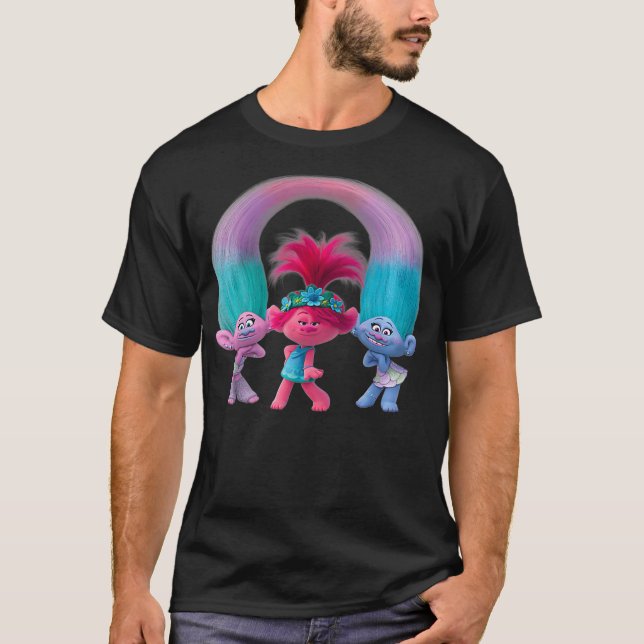 Trolls World Tour Satin and Chenille Forever T-Shirt (Front)
