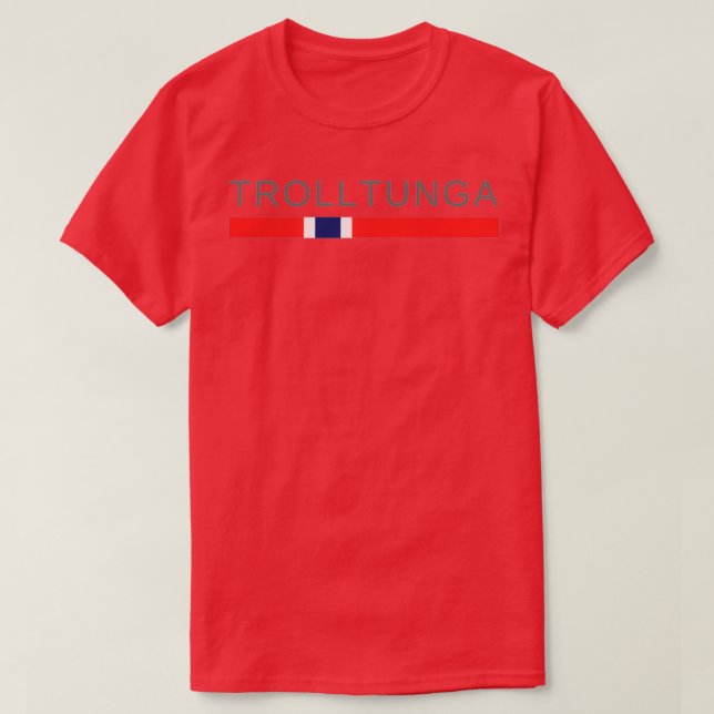 Trolltunga Odda Norway T-Shirt (Design Front)