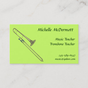Trombone Business Card