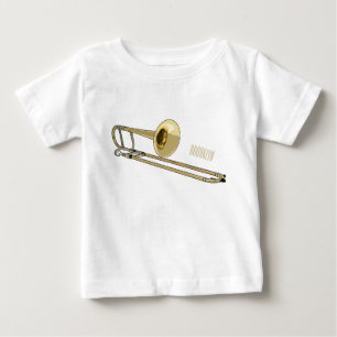 Trombone cartoon illustration baby T-Shirt