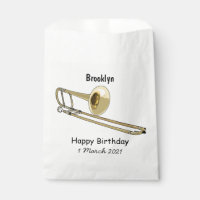 Trombone cartoon illustration