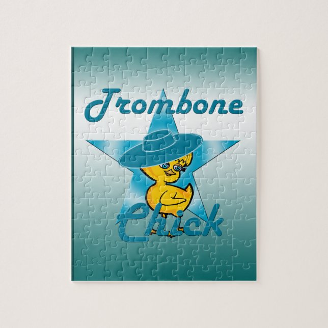 Trombone Chick #7 Jigsaw Puzzle (Vertical)