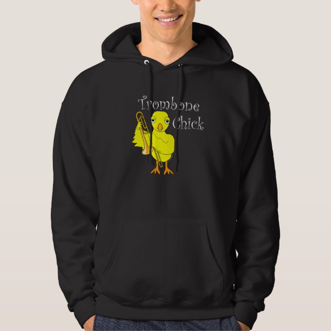 Trombone Chick Hoodie (Front)