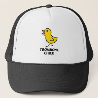 Trombone Chick Trucker Hat