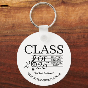 TROMBONE Class of 2026 Marching Band Keychain