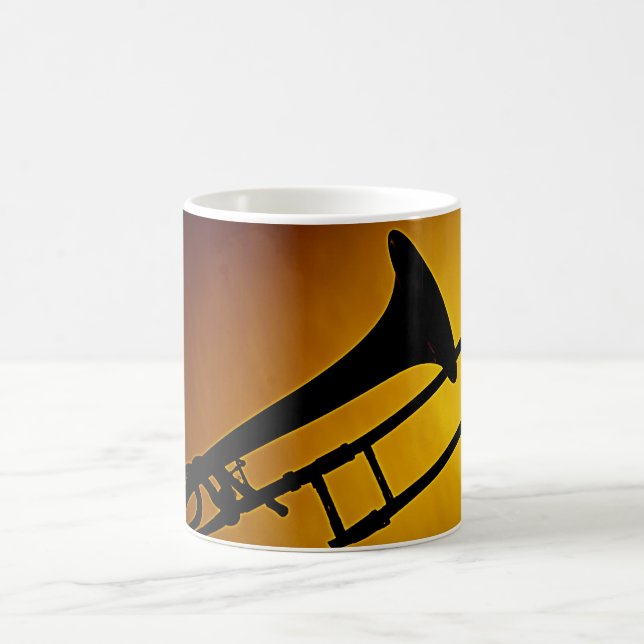 Trombone Coffee Mug or Stein (Center)