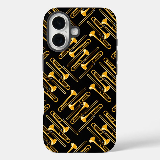 Trombone Crosshatch  Case-Mate iPhone Case (Back)