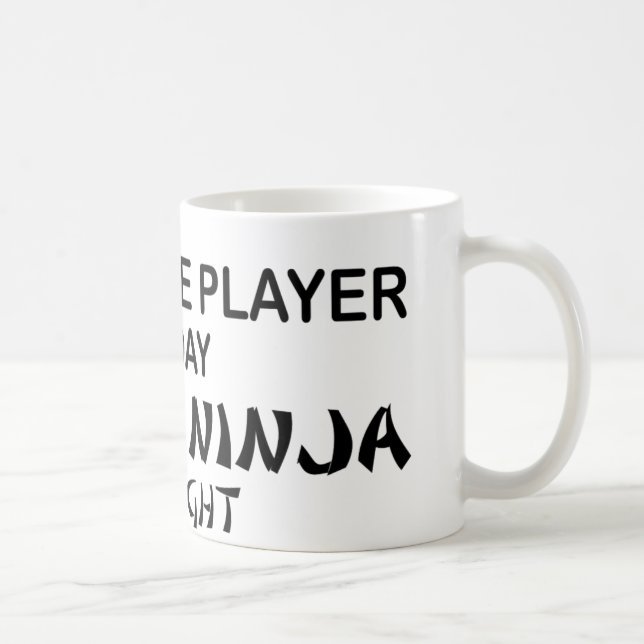 Trombone Deadly Ninja by Night Coffee Mug (Right)