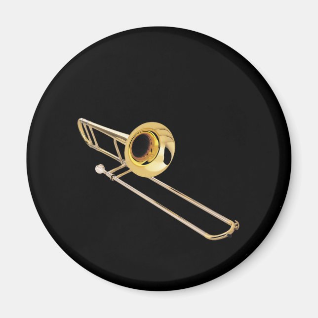 "Trombone" design gifts and products Magnet (Front)