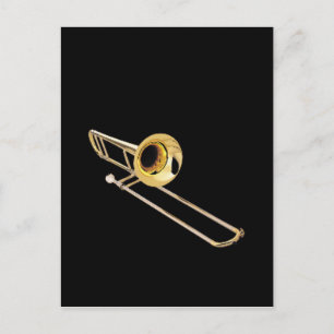 "Trombone" design gifts and products Postcard