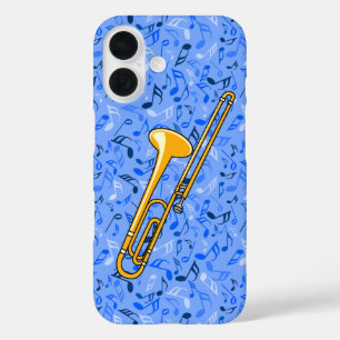 Trombone Drawing iPhone 16 Case
