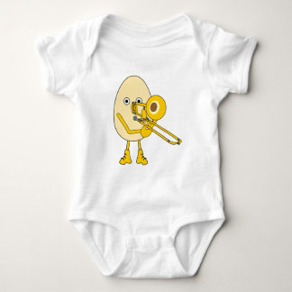 Trombone Egghead Baby Bodysuit