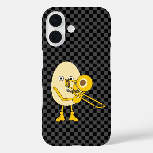 Trombone Egghead Case-Mate iPhone Case (Back)