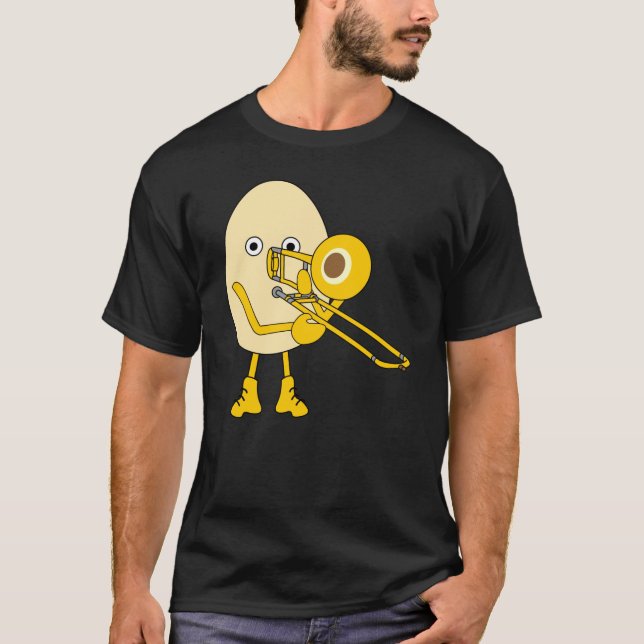 Trombone Egghead T-Shirt (Front)